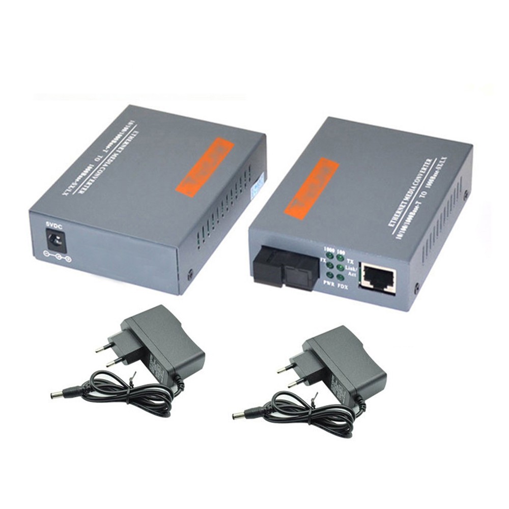 NetLINK HTB-GS-03 A+B Gigabit Fiber Optic Optical Ethernet Media Converter 10/100/1000Mbps