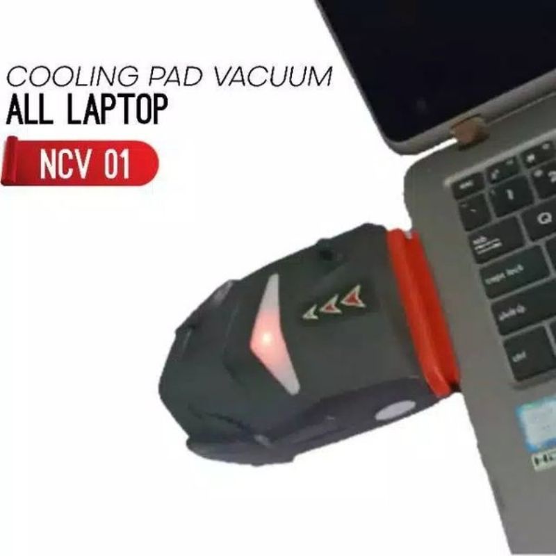 Cooling Pad Vacuum / Vacuum cooler fan NCV01 / Kipas Laptop Vacuum