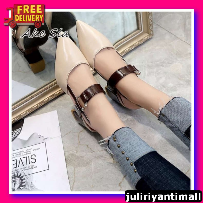 Sepatu High Heels Wanita Pesta Kondangan Terbaru Spatu Hak Tinggi FZ927 Sandal Hak Tahu Wanita Devi