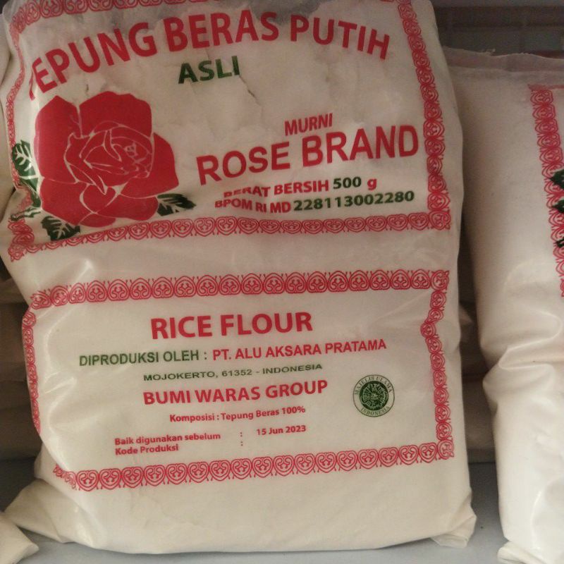 

Tepung Beras Putih Rose Brand 500gr