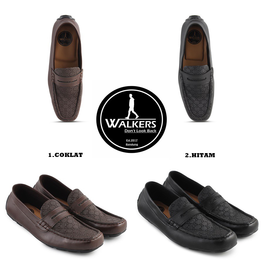 COD!!! Sepatu Formal Pria Kasual Loafers Walkers Italian Sepatu Keren Casual Murah Kantor Kerja