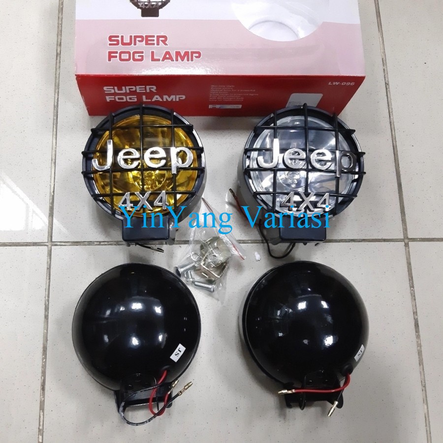 Foglamp Fog Lamp Lampu Kabut Mobil Jeep 4 inch