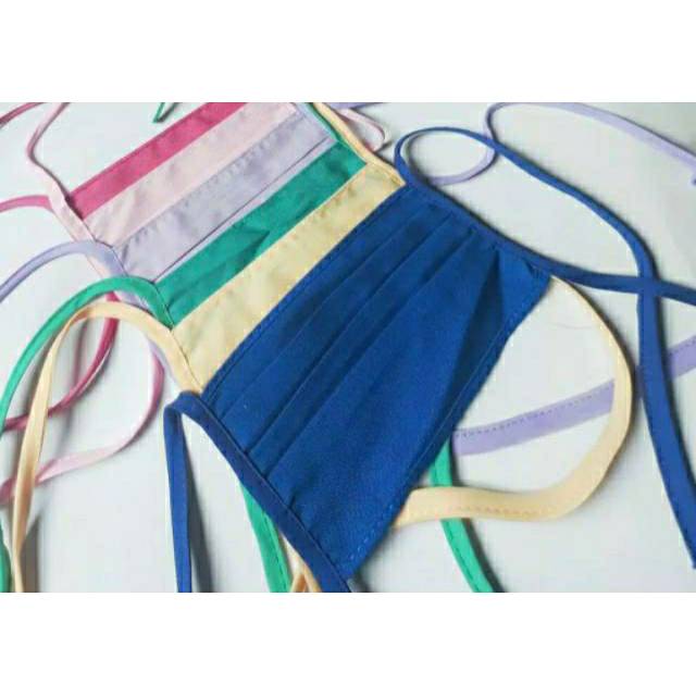 Masker Oxford Masker Kain Ready Stock Promo Kirim Random Gratis Peduli Corona