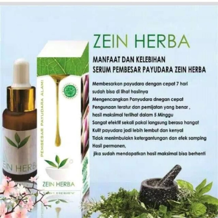 ZEIN HERBA SERUM PEMBESAR PAYUDARA HERBAL ALAMI TERCEPAT