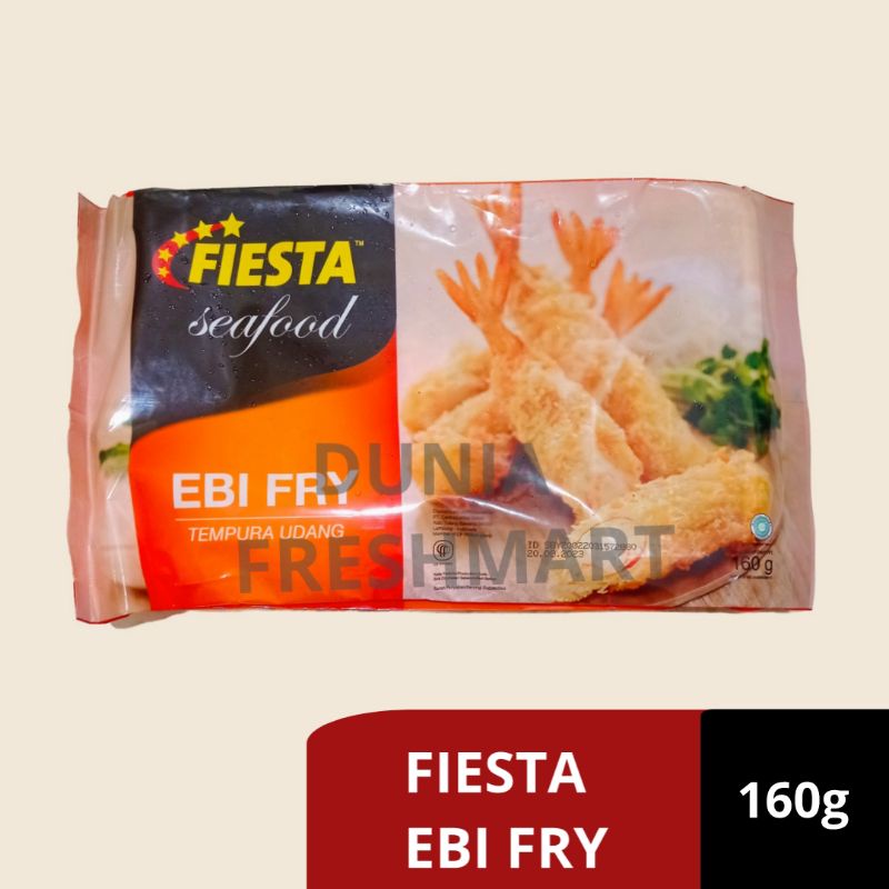 

FIESTA EBI FRY 160GR(8PCS) EBI FURAI UDANG TEMPURA FROZEN