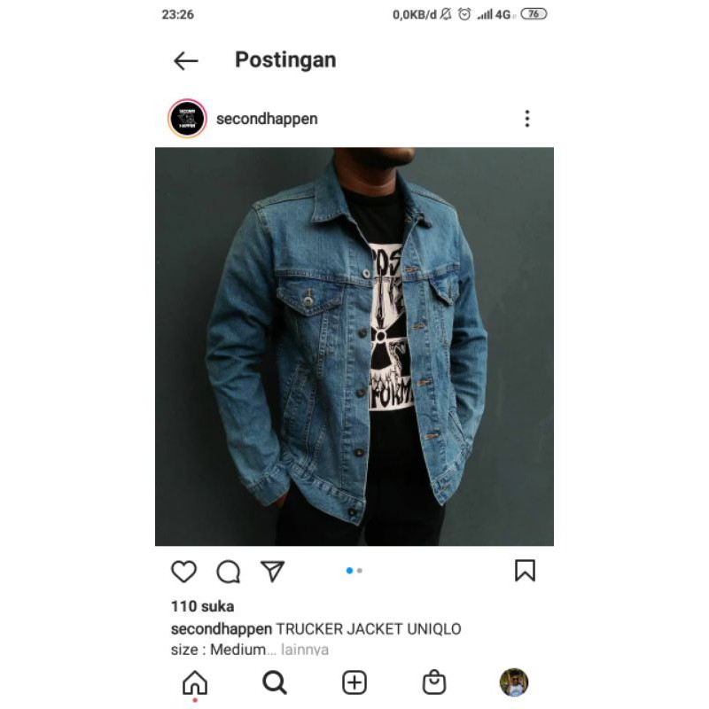 trucker jeans uniqlo