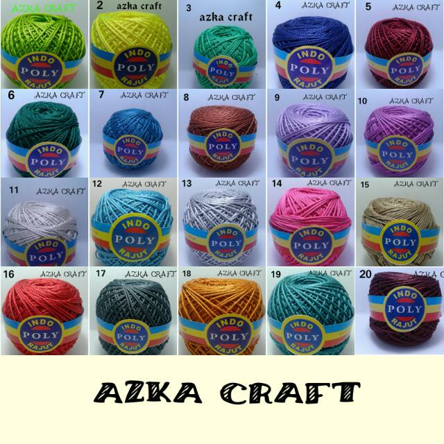 Benang rajut poly indo