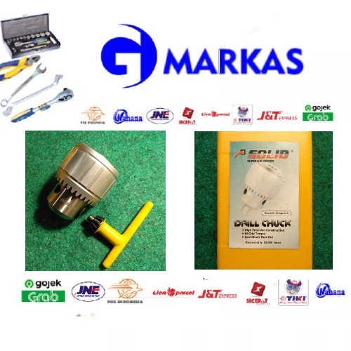 Kepala Bor Drill Chuck 13mm Solid Superior Series B16