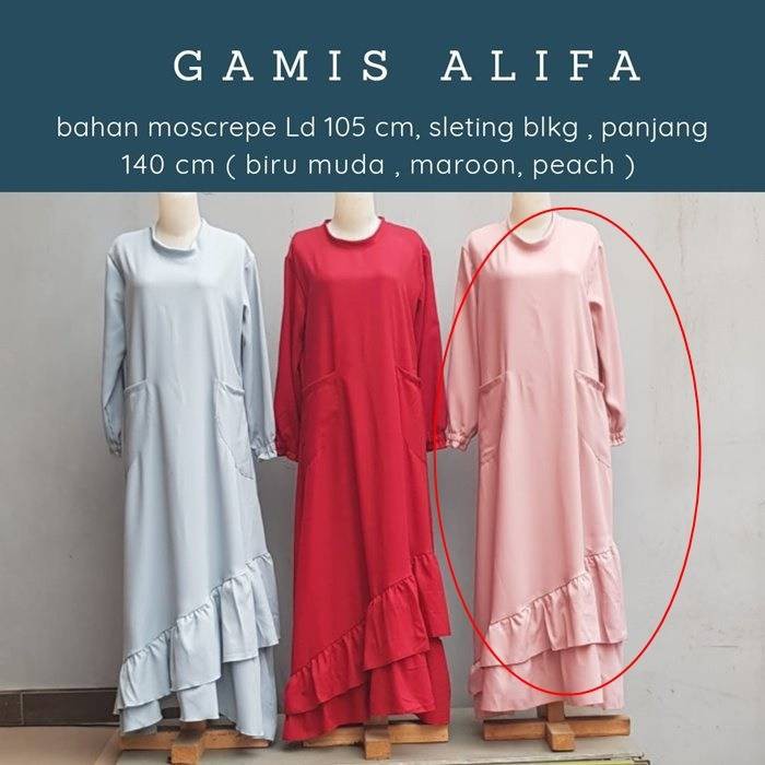Baju Gamis Savannah Gamis Alifa All size
