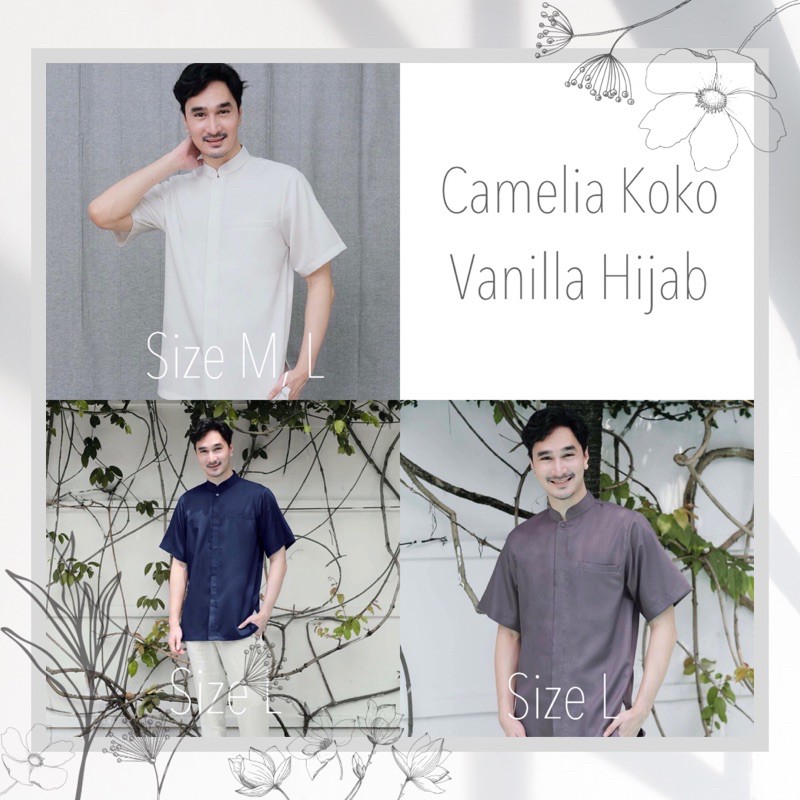 Camelia Koko White M Vanilla Hijab vanillahijab