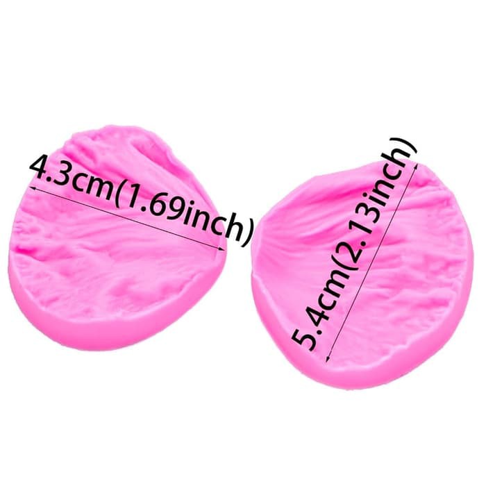 Deep Texture Silicone Mold - Peony Flower Petal (2pcs)