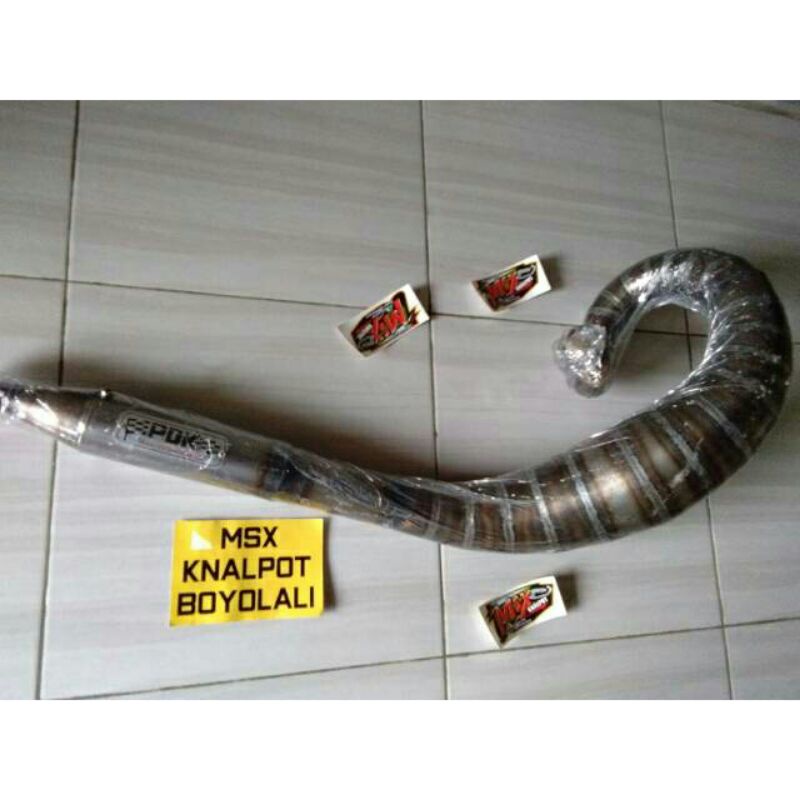 knalpot PDk  RX king type lobster plat karat atau galvanis