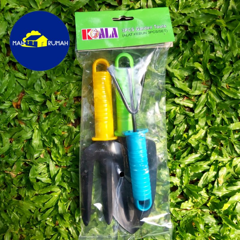 KOALA - GARDEN TOOLS Alat Berkebun 3pcs Set Garpu Sekop Garuk Mini Kecil