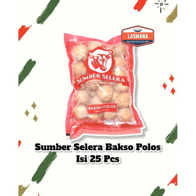 Jual Sumber Selera Bakso Sapi Polos Isi 25 Biji Shopee Indonesia