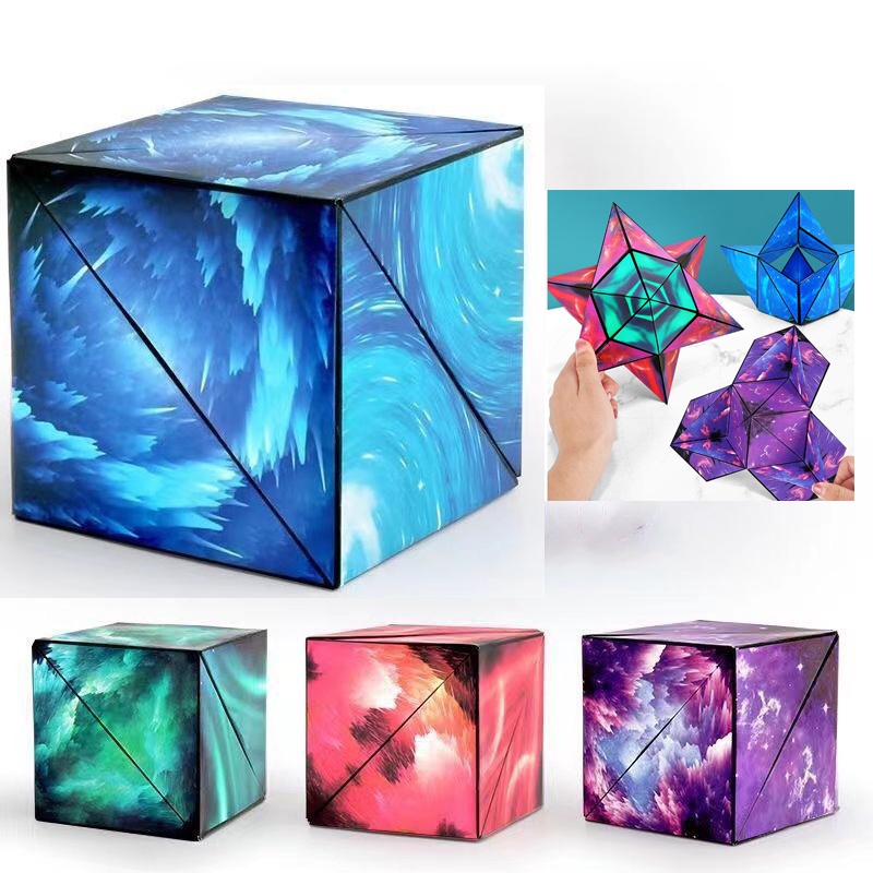 2022 Mainan Puzzle Kubus Magnetik 3D 6x6 Untuk Asah Otak Anak