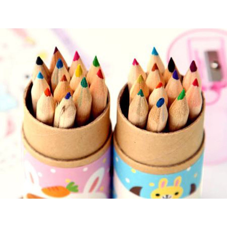 OILA pensil warna motif kartun anak kecil cute girl pencil color (4G5) spe042