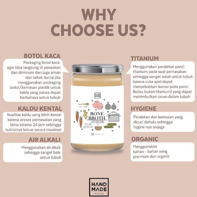 

Nray Premium Chicken Bone Broth / Kaldu Ayam Kampung Organic / Kaldu Mpasi - Beef 2Kbh