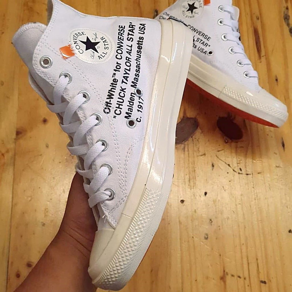 Diskon Sepatu Pria &amp; Wanita (Unisex) Premium Original Converse Off White