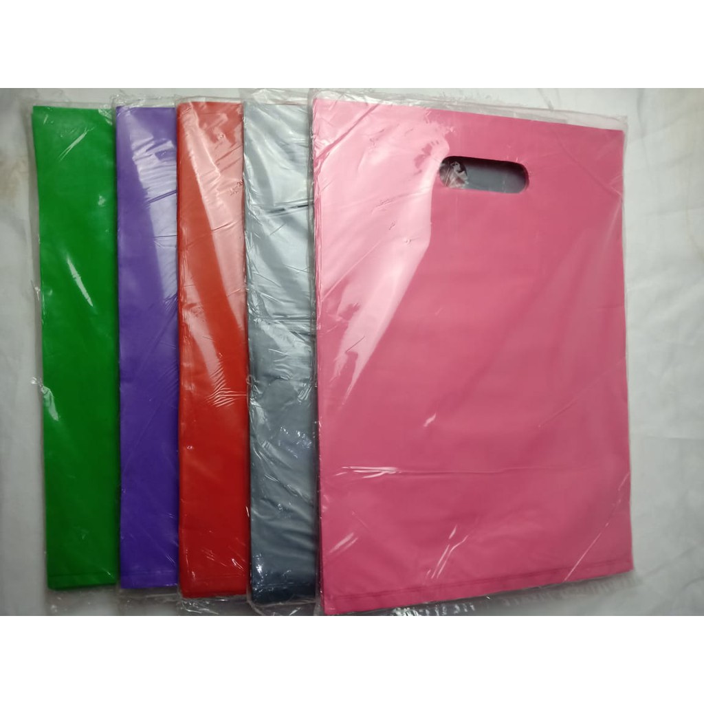 Plastik Olshop Uk 15X22 isi 100 lembar HD Plong / plastik packing / plastik kosmetik / plastik