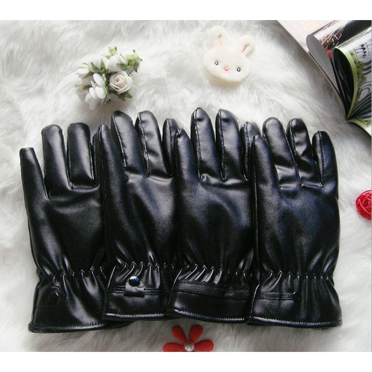 Sarung Tangan Motor Kulit/ Anti Air/ Bisa Touchscreen/ Pria-Wanita