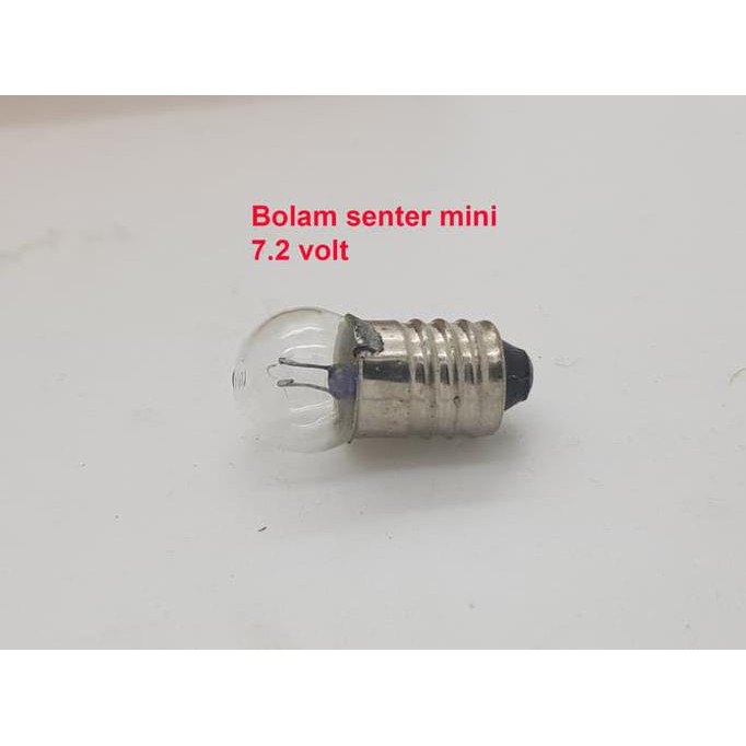 Lampu Bohlam Senter Mini 7.2 Volt merk RAPID