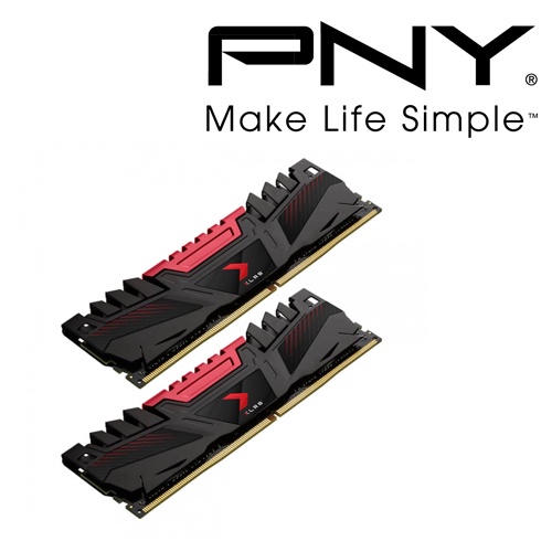 PNY 16GB (2x8GB) XLR8 Gaming DDR4 2666MHz Desktop Memory RAM Kit – (MD16GK2D4320016AXR)