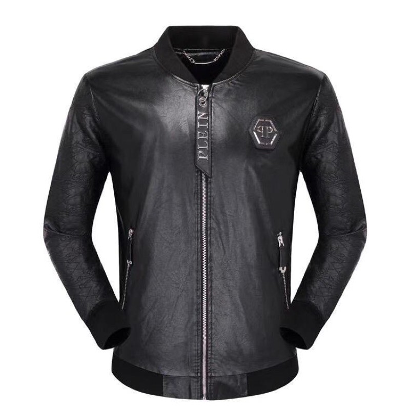 JAKET PRIA KULIT ASLI BRANDED IMPORT PHILIPP PLEIN-02