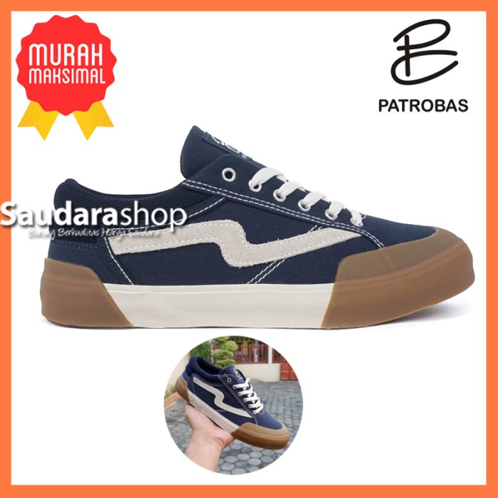 Sepatu Patrobas Cloud Navy Low / Patrobas Cloud Navy LC