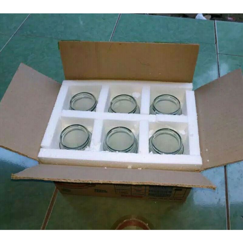 Paket 6pcs tempat ikan cupang botol ikan aquarium mini
