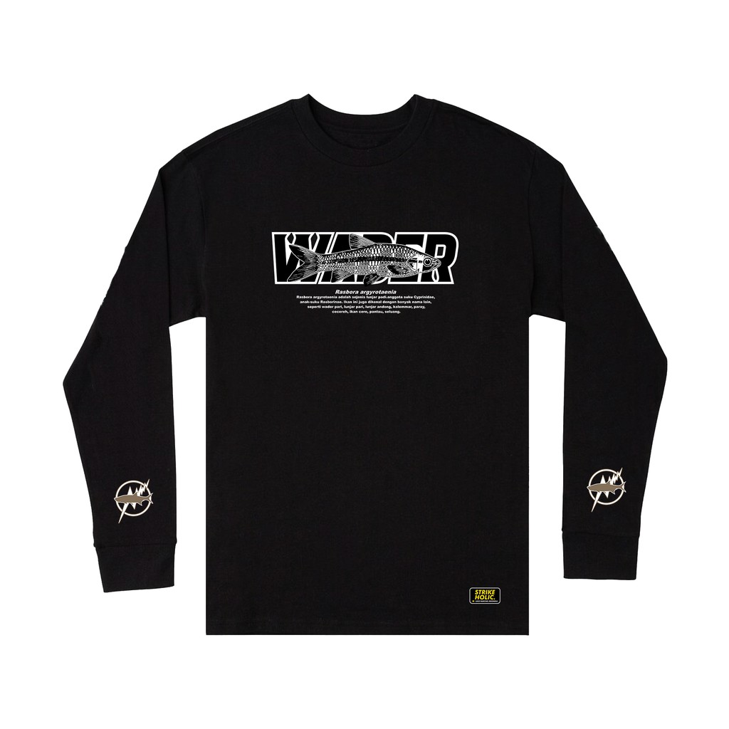 kaos mancing lengan panjang wader micro fishing