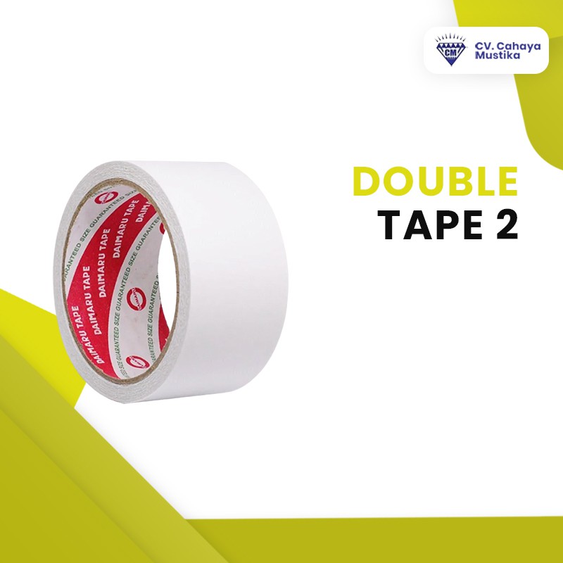 

Alat Tulis Kantor/Alat Tulis Kantor Grosir/ATK Sekolah Solasi Double Tape Daimaru 2 Inch Malang