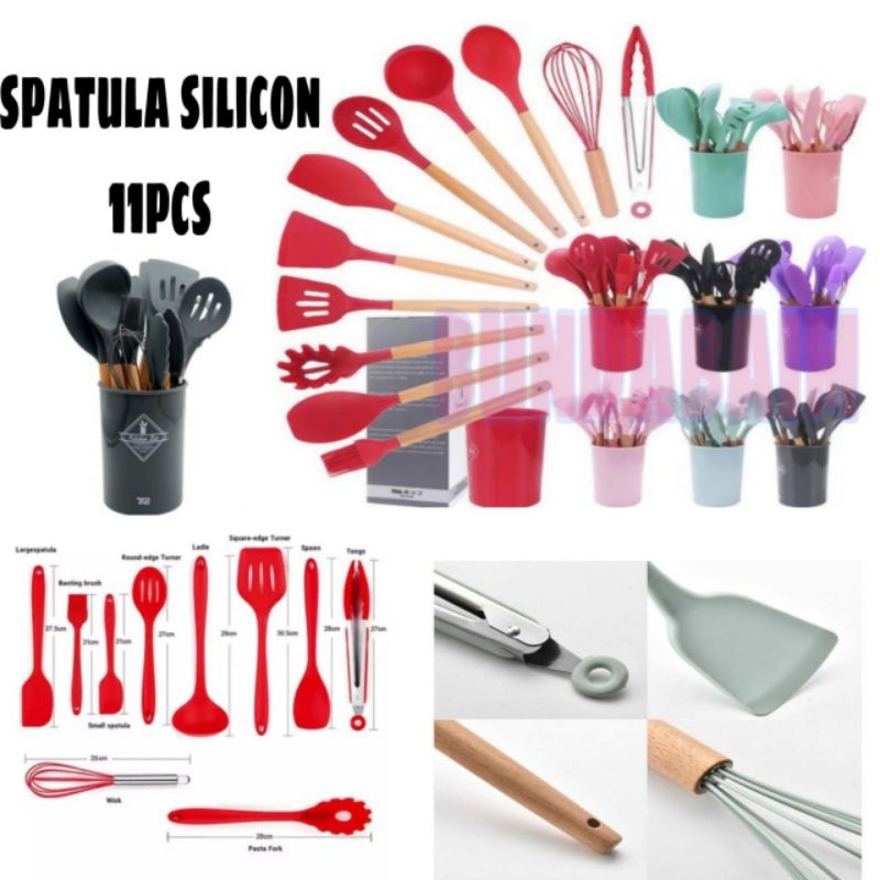 Spatula silikon 12pcs