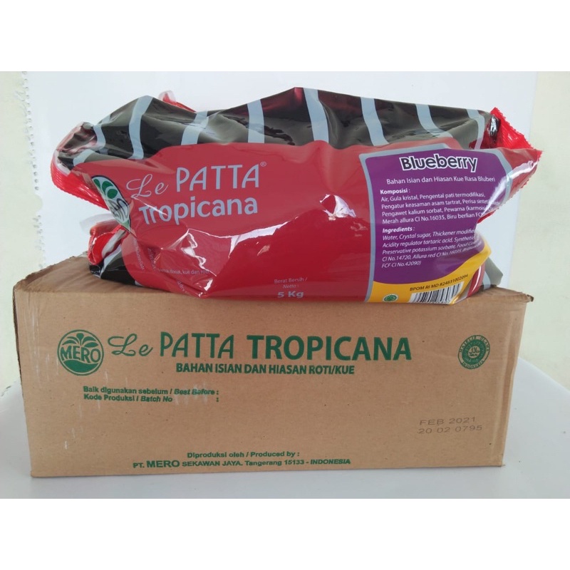 

Selai Le patta Tropicana Blueberry 5 kg