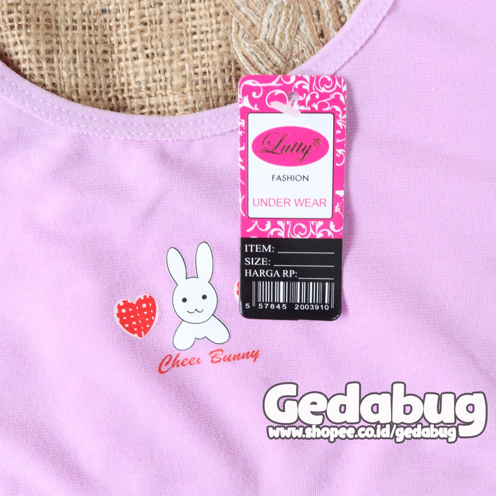 (6pcs) Miniset Anak Lutty Tali Lebar | Pakaian Dalam Anak Perempuan | Gedabug