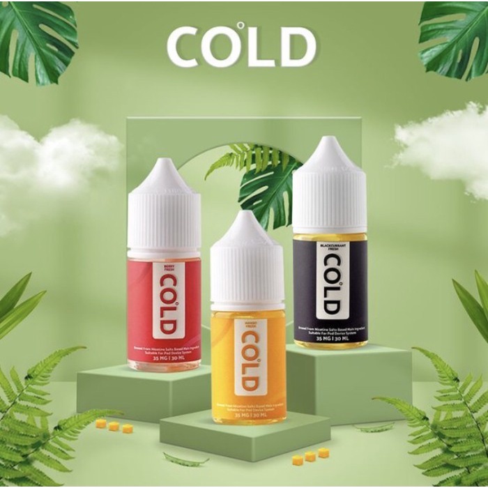 AUTHENTIC COLD SALT NIC LIQUID 30ML 35MG COLD SERIES LIQUID