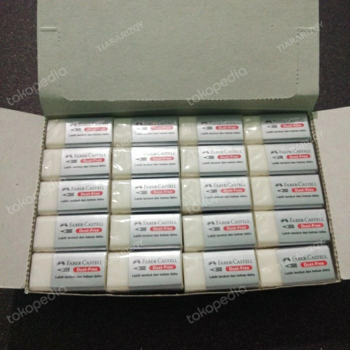 

penghapus pensil Faber Castell/putih