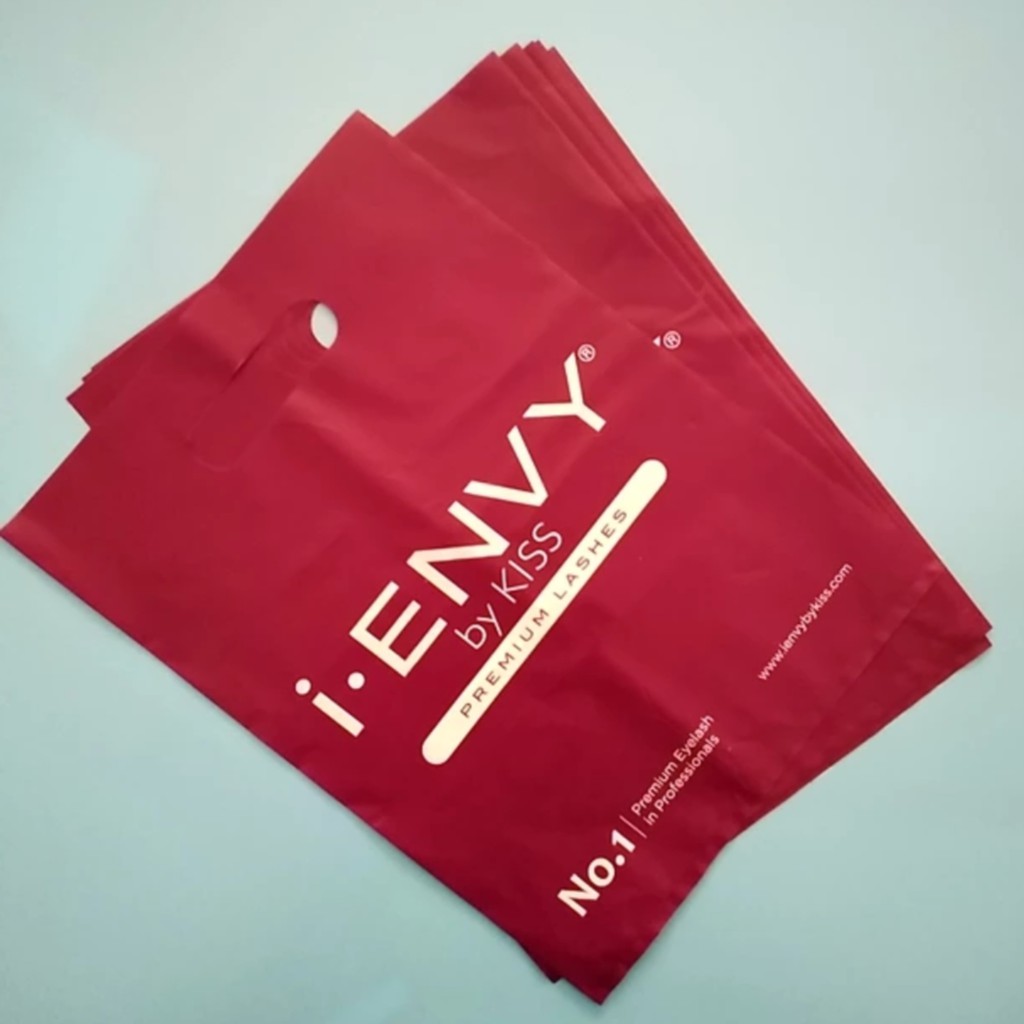 TERMURAH Sablon Plastik HD 20x30 Tebal Plong Oval Kresek Packing Kemasan Kaos Anak Hijab 20 x 30