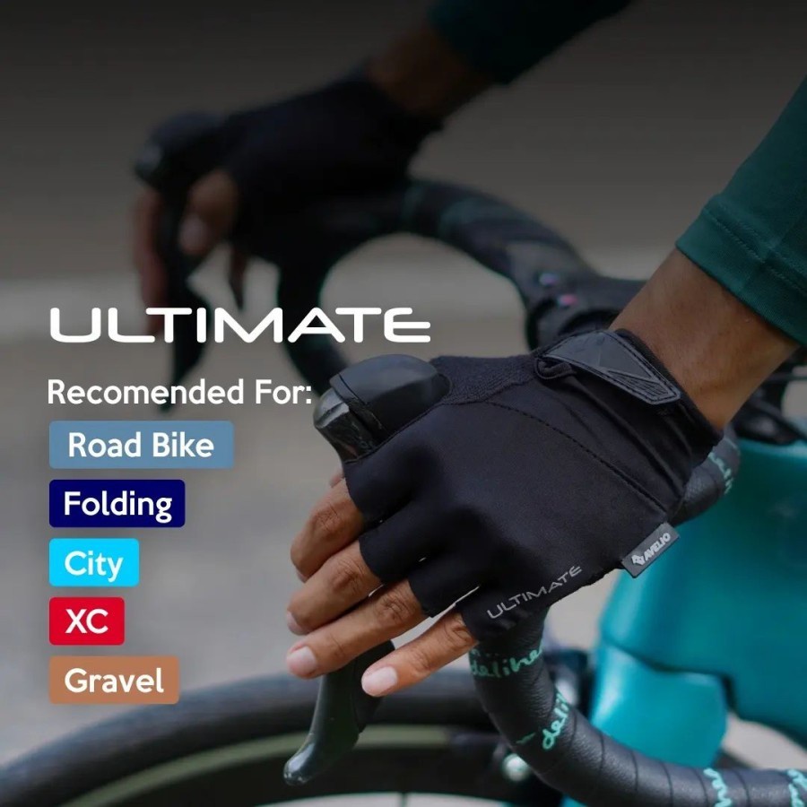 Sarung Tangan Sepeda AVELIO ULTIMATE Gloves Pading Half Finger Bike