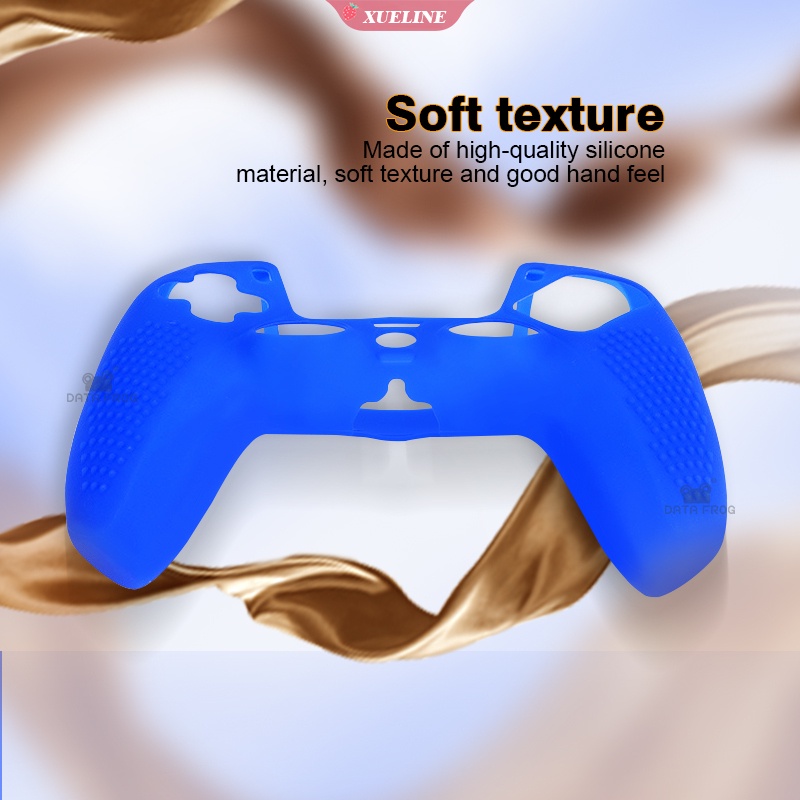 Cover Pelindung Stik Kontroler Sony PlayStation Dualshock 5 PS5 Bahan Silikon Anti slip