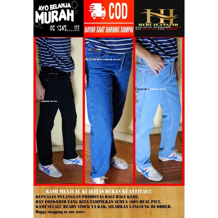 celana jeans pria hugo boos standar// celana jeans pria terlaris 2022//celana jeans panjang cowok st
