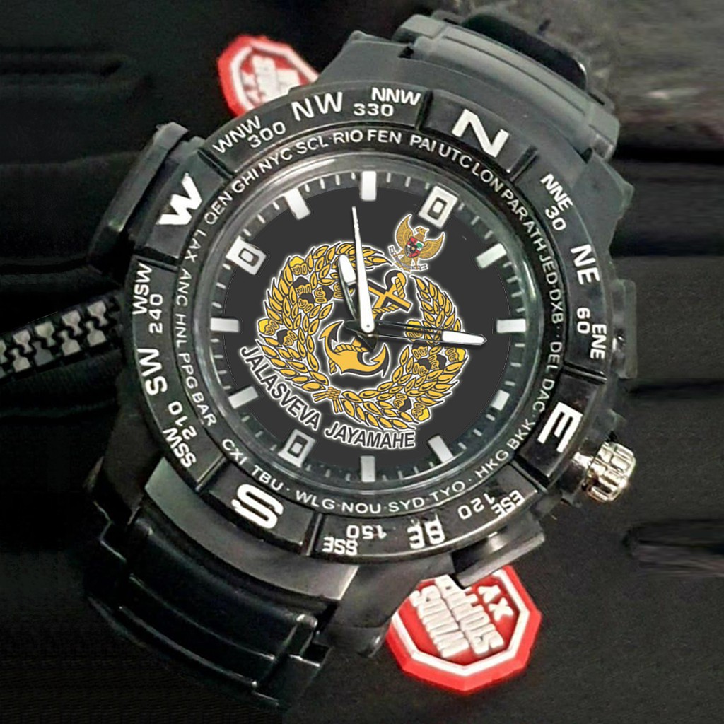 (EXCLUSIVE) Jam Tangan TNI - AL motif 1 Sport Bagus