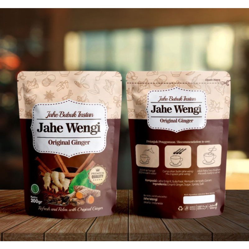 

JAHE WENGI - Jahe Bubuk Murni Berkualitas Kemasan 200 gr Dijamin Original 100%