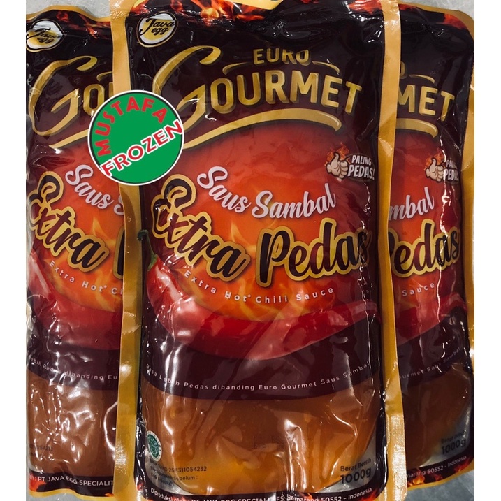 

Euro Gourmet Saos Sambal Extrahot 1kg