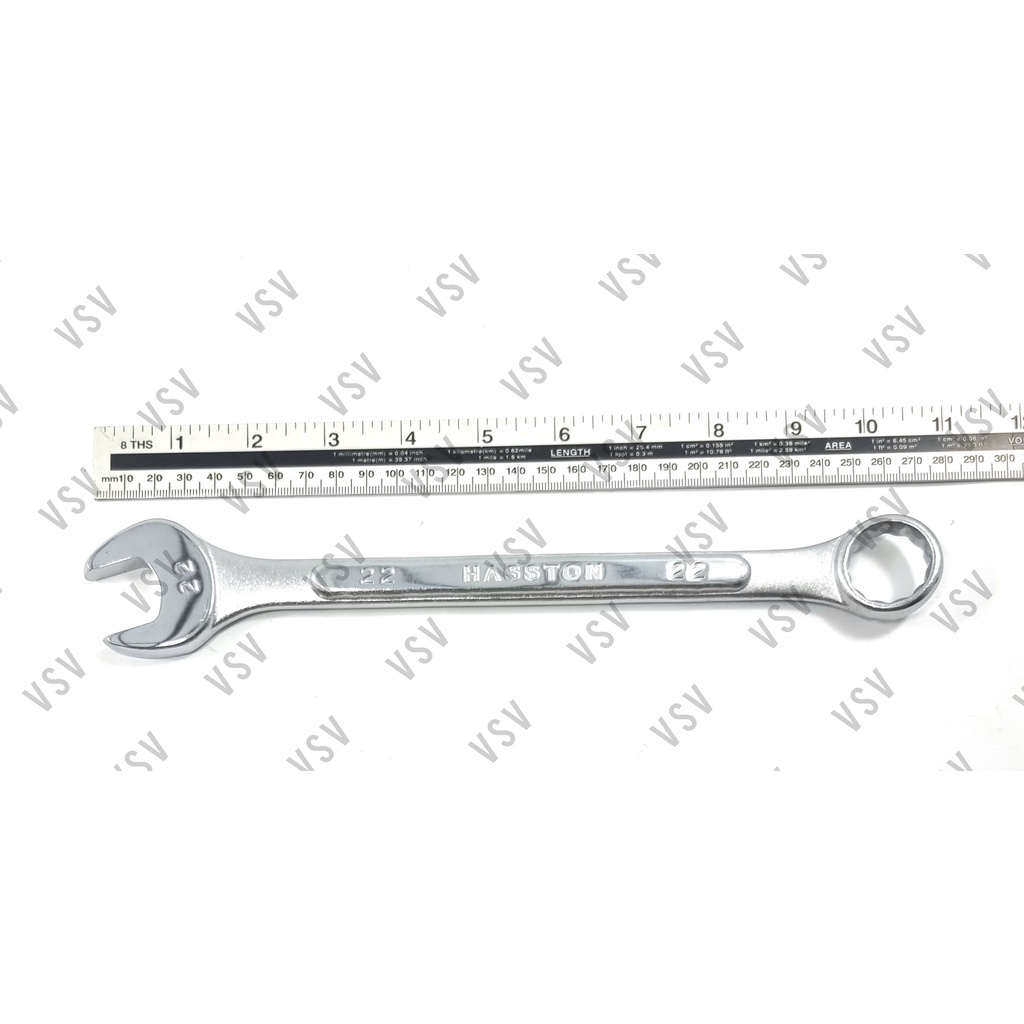 HASSTON Kunci Ring Pas 22mm Combination Wrench 22mm Ringpas 22mm Spanner