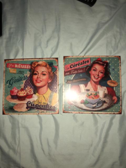 Wooden Projects Hiasan Dinding Vintages Dekorasi Rumah Cake - G6, G10