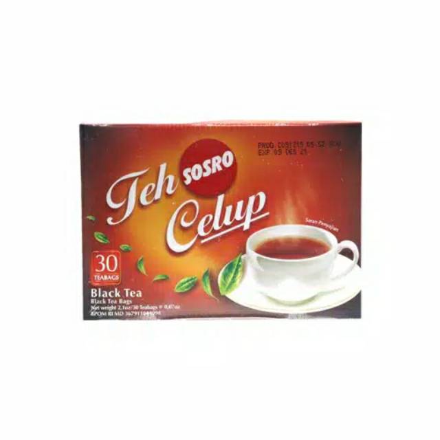 

TERMURAH Teh Celup Sosro Black Tea isi 30 pcs - Teh Celup Murah - Teh Sosro