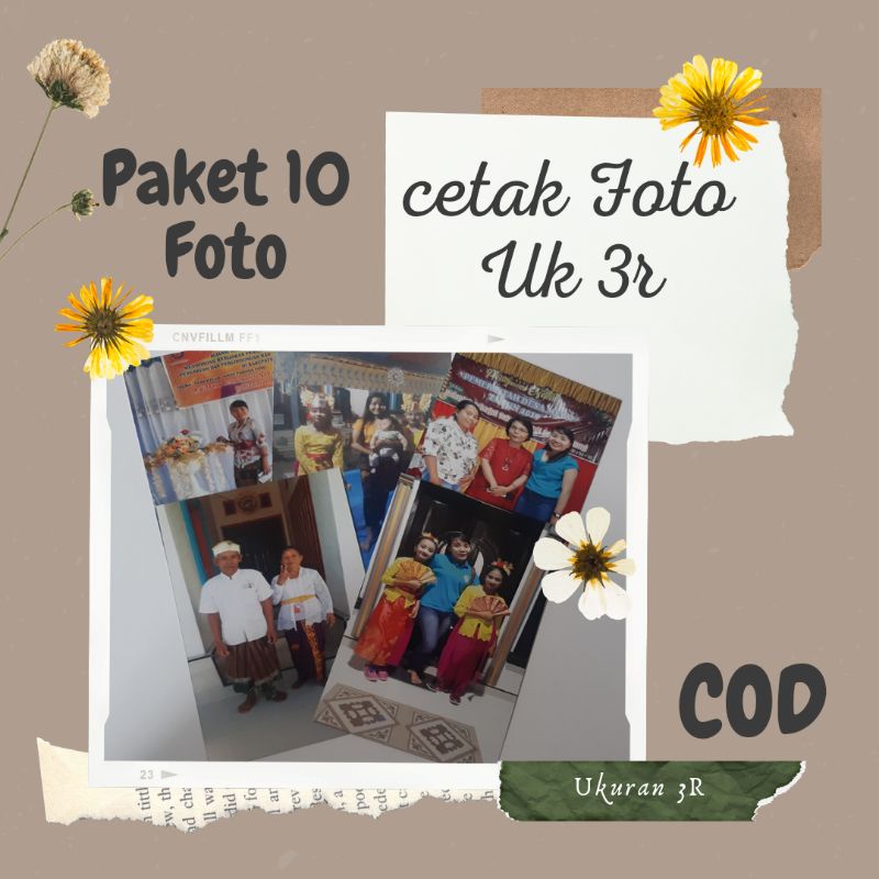 Cetak Foto Ukuran 3r Full Paket 10 foto