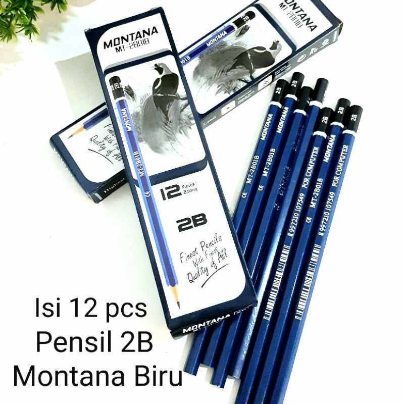 Pensil 2B Karakter - Pencil 2B Montana