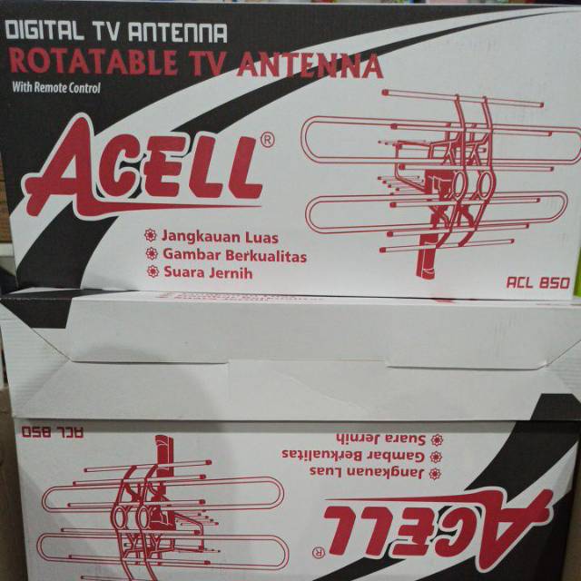Antena tv remot digital outdor degan booster + kabel 10m kualitas bagus