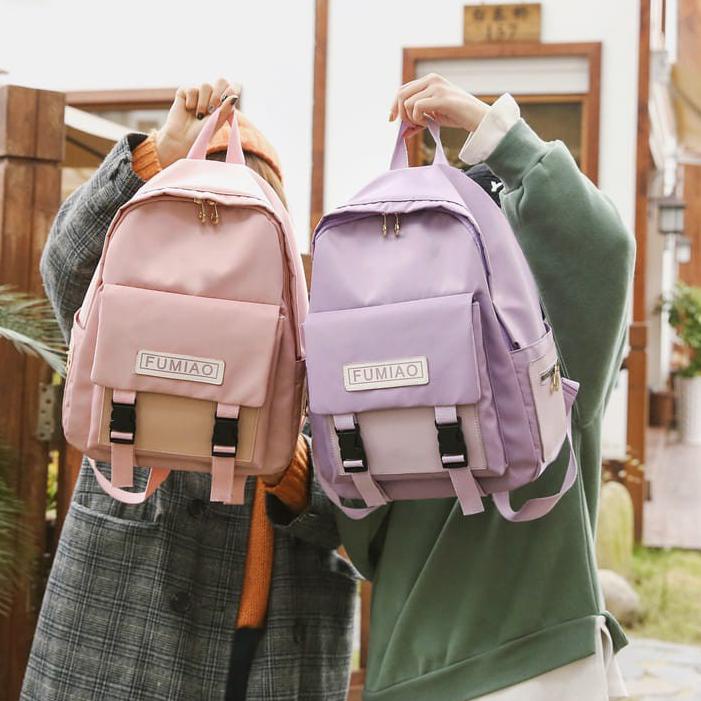 ➨ KSO_BAG - Tas Ransel Backpack Wanita Murah Tas Ransel Sekolah Fumiao Korean Style ™